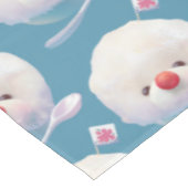 Niedliches Eisdockmuster Tischdecke (Schrägansicht)