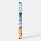 Niedliches Eisessen am Strand iPhone Hülle (Rechte Seite)