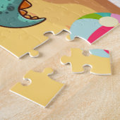 Niedliches Eisessen am Strand Puzzle (Seite)