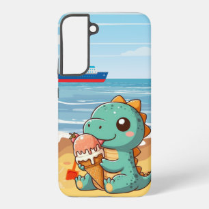 Niedliches Eisessen am Strand Samsung Galaxy Hülle