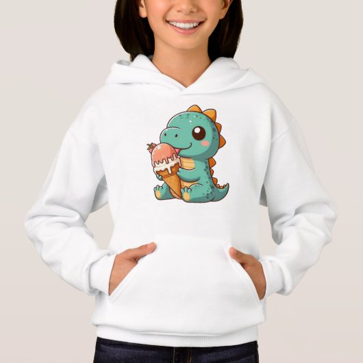 Niedliches Eisessen Hoodie (Vorderseite)