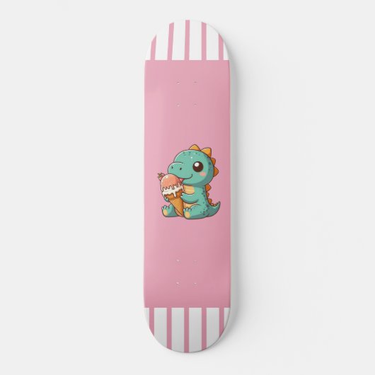 Niedliches Eisessen Skateboard (Vorderseite)