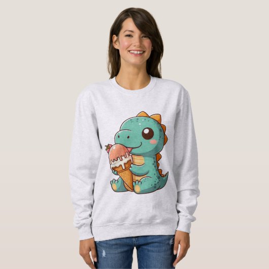 Niedliches Eisessen Sweatshirt (Vorne ganz)
