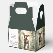 Niedliches Elch-Baby-Duschgeschlecht neutral Geschenkschachtel (Geöffnet)