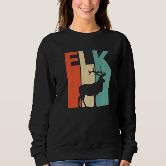 Niedliches Elch Sweatshirt (Vorderseite)