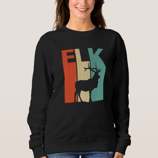 Niedliches Elch Sweatshirt (Vorderseite)