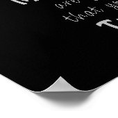 Niedliches Elefant-Motivierend Zollposter Poster (Ecke)