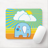 Niedliches Elefant Mousepad (Mit Mouse)