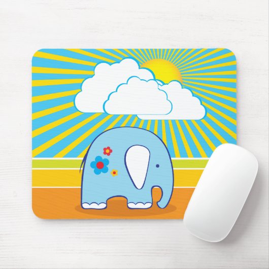 Niedliches Elefant Mousepad (Mit Mouse)