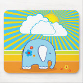 Niedliches Elefant Mousepad (Vorne)