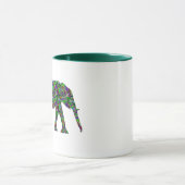 Niedliches Elefant- und Baby Elephant Coffee Tasse (Zentrum)