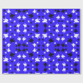 Niedliches Elefant-Winterlösemittelpapier Geschenkpapier (Flach)