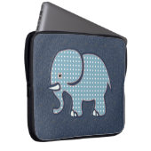 niedliches Elefantendesign Laptopschutzhülle (Vorne Rechts)