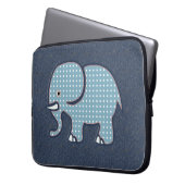 niedliches Elefantendesign Laptopschutzhülle (Vorderseite Links)