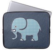 niedliches Elefantendesign Laptopschutzhülle (Vorderseite)