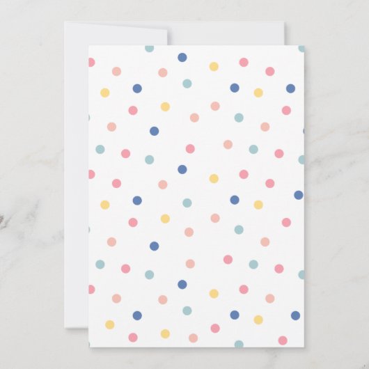 niedliches Elefantengeschlecht zeigt Babydusche Einladung (Rückseite)