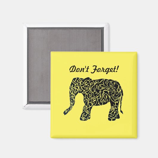 Niedliches Elefantenmagnet Magnet (Vorderseite/Rückseite)