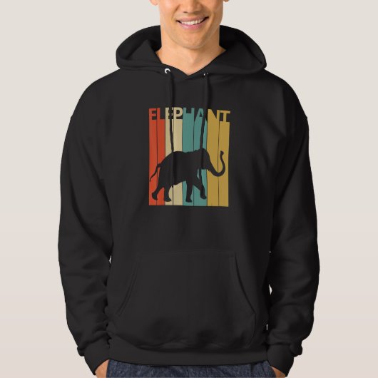 Niedliches Elefantentier Hoodie (Vorderseite)