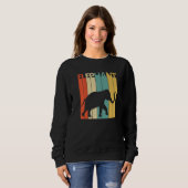 Niedliches Elefantentier Sweatshirt (Vorne ganz)