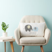 Niedliches Elefantjungenkissen Lendenkissen (Stuhl )