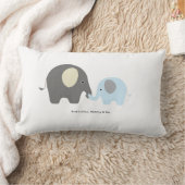 Niedliches Elefantjungenkissen Lendenkissen (Decke)