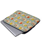 Niedliches Elefantmuster der viel Laptopschutzhülle (Vorne Knopf)