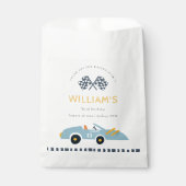 Niedliches, elegantes blaues Race Car Kinder jeden Geschenktütchen (Vorderseite)