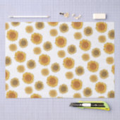 Niedliches elegantes Boho Bauernhaus Gelbe Sonnenb Seidenpapier (Handwerk)