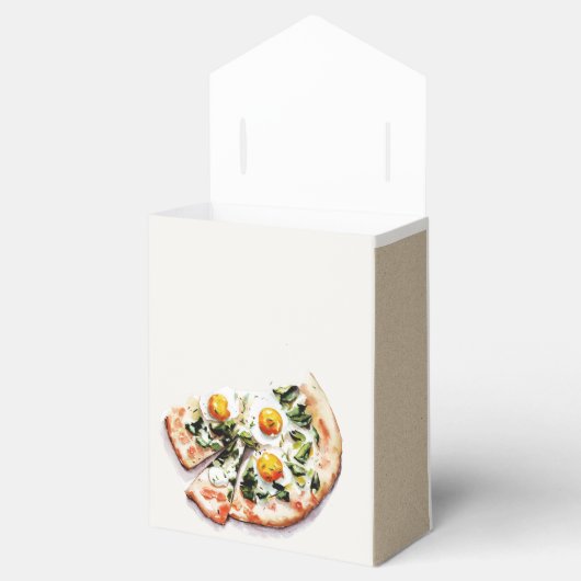 Niedliches elegantes Ei Basil Pizza Brautparty Par Geschenkschachtel (Geöffnet)