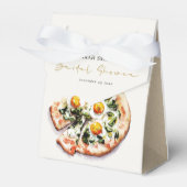 Niedliches elegantes Ei Basil Pizza Brautparty Par Geschenkschachtel (Vorderseite)