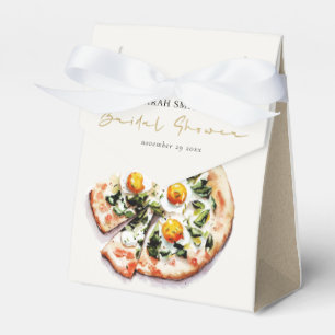 Niedliches elegantes Ei Basil Pizza Brautparty Par Geschenkschachtel