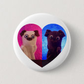 Niedliches Elegantes Foto Button (Vorderseite)