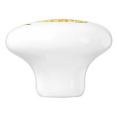 Niedliches elegantes, stilvolles Seashells Motif-M Keramikknauf (Seitenansicht)