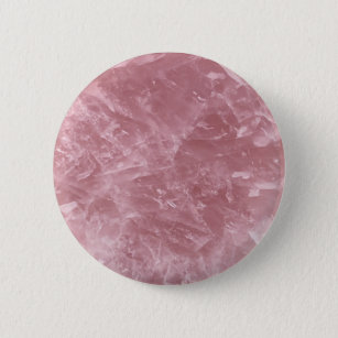 Niedliches Elegantes Trendy Baby Rosa Rose Quarz C Button
