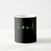 Niedliches Elektrofahrzeug-Heartbeat-Geschenk EV Kaffeetasse (Mittel)