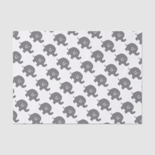 Niedliches Elephant Baby Dusche Geschenkpapier Seidenpapier