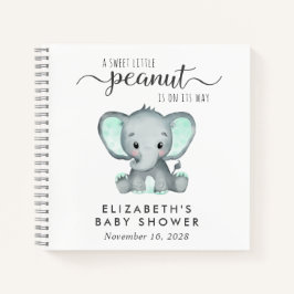 Niedliches Elephant Baby Showbook Notizblock