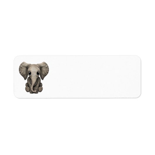 Niedliches Elephant-Calf sitzend (Vorne)