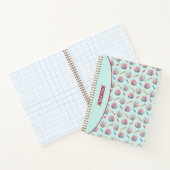 Niedliches Elephant Muster Spiral Notebook Notizblock (Innenseite)
