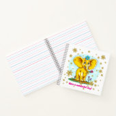 Niedliches Elephant-Notebook Notizblock (Innenseite)