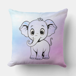 Niedliches Elephant-Throw-Kissen Kissen