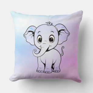 Niedliches Elephant-Throw-Kissen Kissen