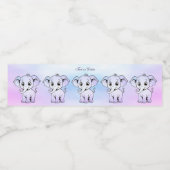 Niedliches Elephant-Wasser-Flaschenetikett Wasserflaschenetikett (Einzelnes Label)