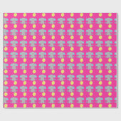 Niedliches Elephant Wrapping Paper Geschenkpapier (Flach)