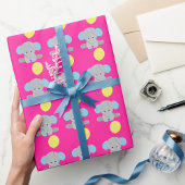 Niedliches Elephant Wrapping Paper Geschenkpapier