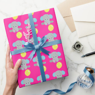 Niedliches Elephant Wrapping Paper Geschenkpapier