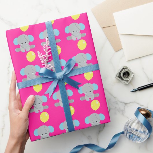 Niedliches Elephant Wrapping Paper Geschenkpapier