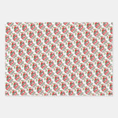 Niedliches ELF-WATCHING Weihnachten koordiniert Geschenkpapier Set (Vorderseite)