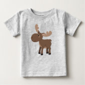 Niedliches Elterntier Baby T-shirt (Vorderseite)