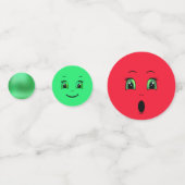 Niedliches Emoji Happy Faces Party Konfetti (Vorderseiten)